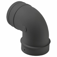 Truma Combi D/E Elbow 65/72mm (Black)