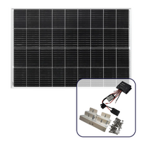 Aussie Traveller 160W Fixed Solar Panel Caravan Kit
