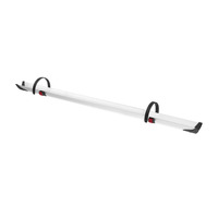 Fiamma Bike Rail Plus - Nat Alum & Blk Fittings - 128cm. 98656m566