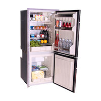 Isotherm Cruise Inox 195 Litre Stainless Steel Compressor Refrigerator, Left Hand Hinge