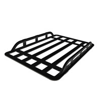 Aluminium Luggage Basket Black. SE00371AD-BK