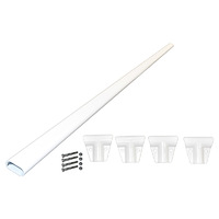 Aluminium Cross Bar Pack For Roof Rack White.SE00383ADPW
