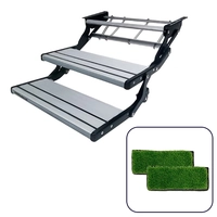 Aussie Traveller Double Manual Drop Down Step