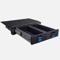 MSA 4x4 Double Storage Drawer Systen for Toyota Landcuiser 300 Series (07/2021 - 01/2025)