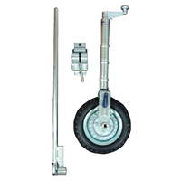 EASYMOVER SINGLE SOLID WHEEL JOCKEY WHEEL W/CLAMP. EM1S