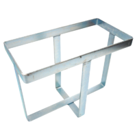 ZINC PLATED WELD ON JERRY CAN HOLDER 370MM x 180MM x 295MM. JCHD-MTSP