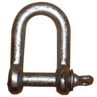 DEE SHACKLE GALVANISED 10MM (3/8). DSG10