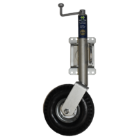 COAST 10" Pneumatic Jockey Wheel (750lbs) + Swivel Clamp. BD-03HC