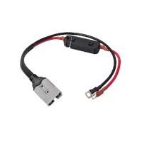 Sphere 50A Anderson to Ring Terminal 0.5M DC Lead (FUSED)