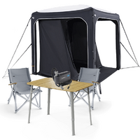 Dometic GO Camping Shelter Hub Bundle: Mesh Panel + 12V Pump + Table & Chairs