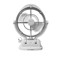Sphere White Viento Fan and Light