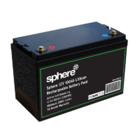 Sphere 12V 100AH Lithium Rechargeable Battery