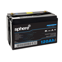 Sphere 12V 120Ah Lithium Rechargeable Prismatic Battery