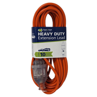 Coast 10M/15A Heavy Duty Extension Lead - Led Equipped