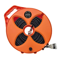 Flat Out 20m 15Amp Heavy Duty Extension Lead Multi-Reel Orange M2015HS