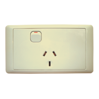 CMS SINGLE BEIGE 10AMP POWER OUTLET W/20AMP INSTALL COUPLERS. J16.1BG