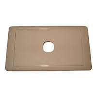 CMS SWITCH PLATE SINGLE BEIGE. JSW1BG