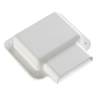 CMS Mounting Shroud for Outlets+Switch Plates White. J16CWT