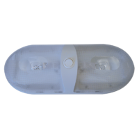 DUAL INTERIOR DOME LIGHT WITH ON/OFF ROCKER SWITCH. 86862