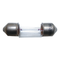 FESTOON GLOBE 12V 3WATT 8MMx28MM 10 PACK. 47263