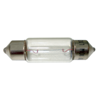 FESTOON GLOBE 12V 10WATT 11MMx36MM 10 PACK. 47825