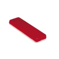 REFLECTOR RED RECTANGULAR SELF ADHESIVE 22 X 85MM. RR2285