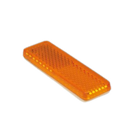 REFLECTOR AMBER RECTANGULAR SELF ADHESIVE 22 X 85MM. AR2285