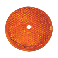 COAST ROUND REFLEX REFLECTOR AMBER. 42163A