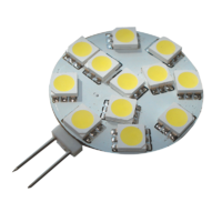 LED G4 12 Replacement Bulb. Side Pin Cool White. 12 VOLT. 0211311C