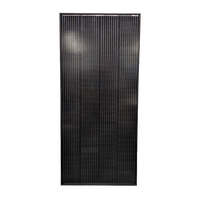 Sphere 200W HIGH VOLTAGE Mono Crystalline Twin Cell Black Fixed Solar Panel
