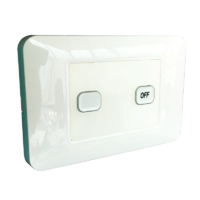 W.A.S. 2 Gang wireless switch with master OFF RL-TX-C02-AU