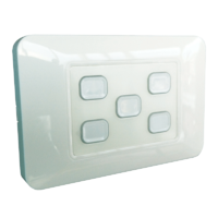 W.A.S. 5 Gang wireless switch