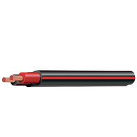 Auto Cable 30m Reel - 8B&S Black & Red Twin Sheath 2-Core Flat AWC296032-BKRD-30