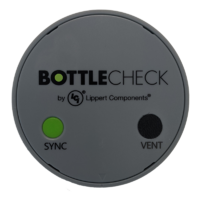 LCI Lippert Bottlecheck Bluetooth Gas Gauge - Single Sensor Kit