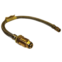 8MM S/S FLEXIBLE HOSE 450MM FOR SINGLE BOTTLE KITS. 6SCA0450/FPT1500