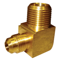 SAE MALE x BSP MALE TAPERED ELBOW 5/16" x 3/8". 01-810
