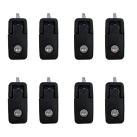Coast RV Keyed Alike 8-Pack Coast Access Door Locks, Black