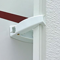 WHITE BAGGAGE DOOR CATCH-PACK OF 2. 44173
