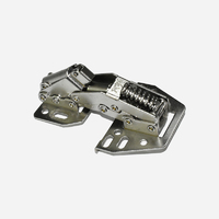 DGN Horiz. Mount Hinge for Top Cupboard w/ Upward Flat/Curved Door c/w Soft-Close. 2952