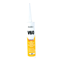 V60 Clear Silicone Sealant Non-Acetic 300gm Tube. 309470 / 30804561