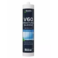 Bostik V60 White Silicone Sealant Non-Acetic 300gm Tube. 309480 / 30840201