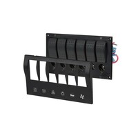 Narva 6-Way 12/24V LED Switch Panel with Circuit Breaker Protection
