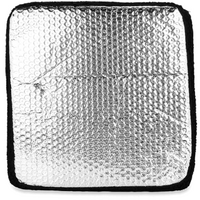 Camco Black-Out Vent Insulator with Reflective Surface - 355 x 355mm - Black. 45196