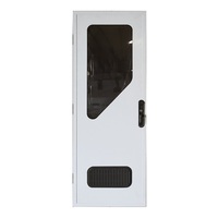 Aussie Traveller 2008x762 Square Top Left Hand Hinge White DC Door