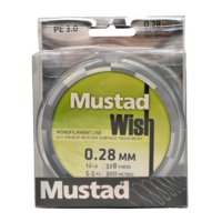 Mustad Premium WISH Monofilament Fishing Line 300m Smoke - 12lb. ML012-12-300