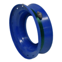 Pre-Rigged Hand-Caster 6" x 15lb x 100m. 578-100MX15/6RC