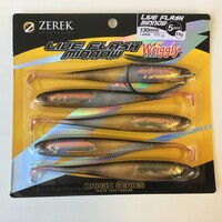 Zerek Soft Plastic Live Flash Minnow Wriggly 70mm (Pack of 8) - 01 Colour. 781-LFMW70/01