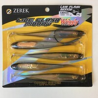 Zerek Soft Plastic Live Flash Minnow Wriggly 130mm (Pack of 5) - 03 Colour. 781-LFMW130/03