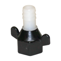 Shurflo Straight Wingnut with 3/4" Barb. 244-2946