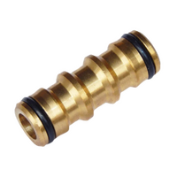 Flat Out 12mm Snap-On Brass Hose Coupler P7